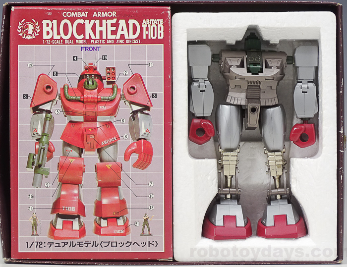 デュアルモデル 1/72 ブロックヘッド 1981年発売 タカラ 